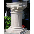 hand carved decorative stone columns